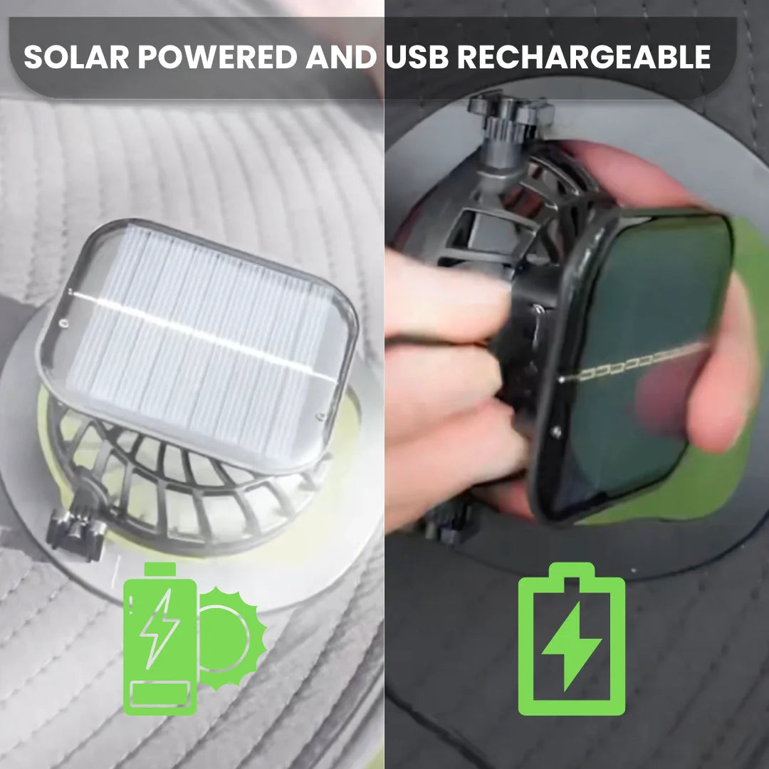 Solar Fans Brim Hat