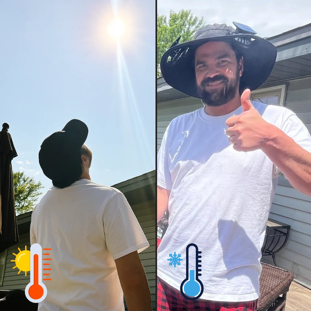 Solar Fans Brim Hat
