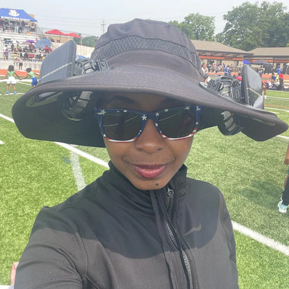 Solar Fans Brim Hat