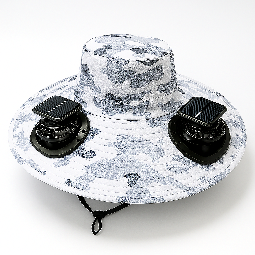 Solar Fan Hat - Solar Breeze - Camo
